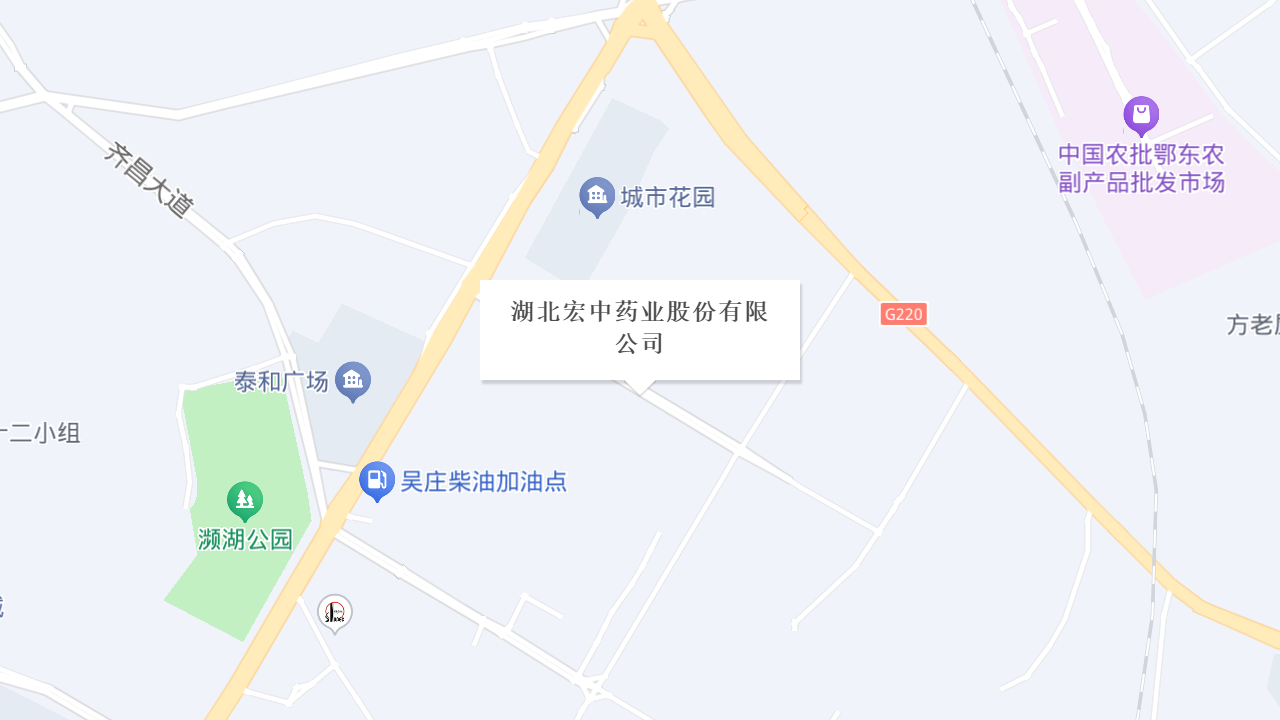 湖北宏中药业股份有限公司地址