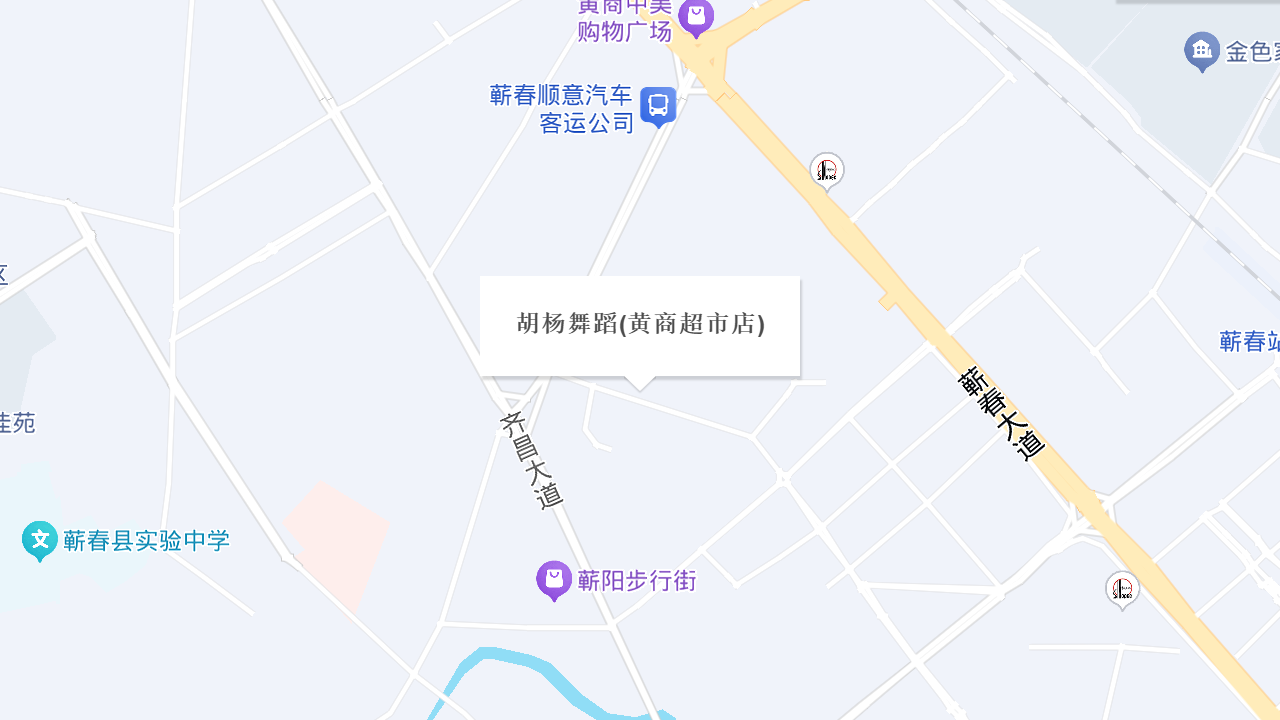 胡杨舞蹈(黄商超市店)地址