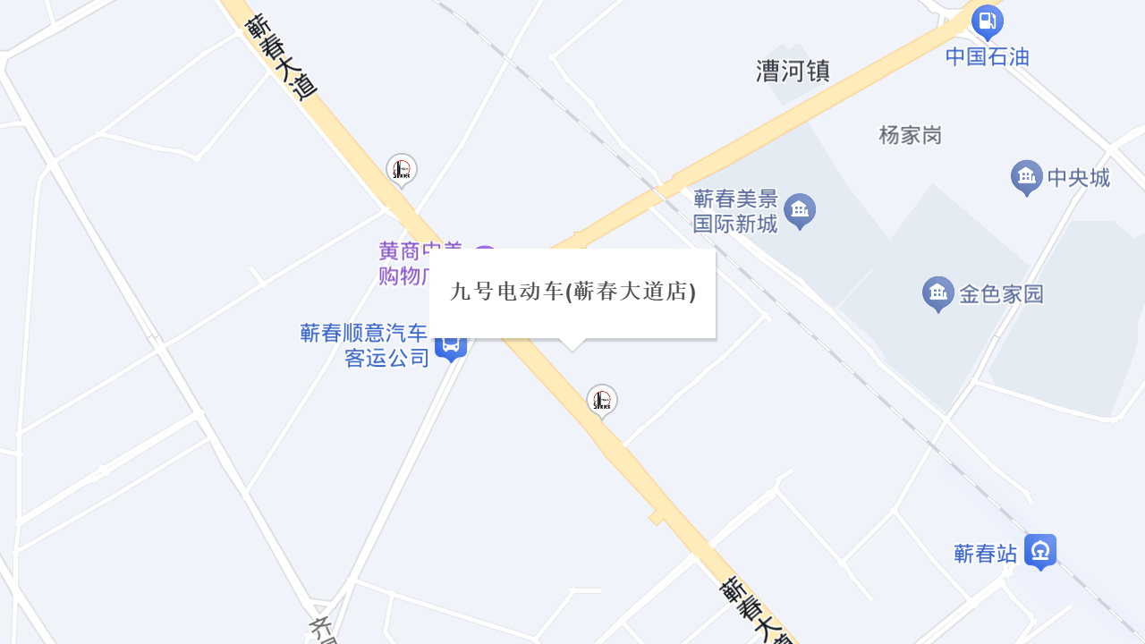 九号电动车(蕲春大道店)地址