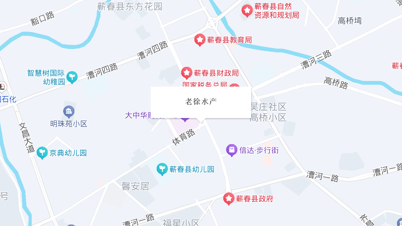老徐水产地址