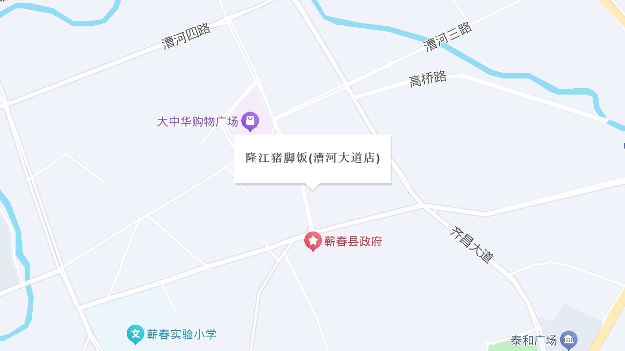 隆江猪脚饭(漕河大道店)地址