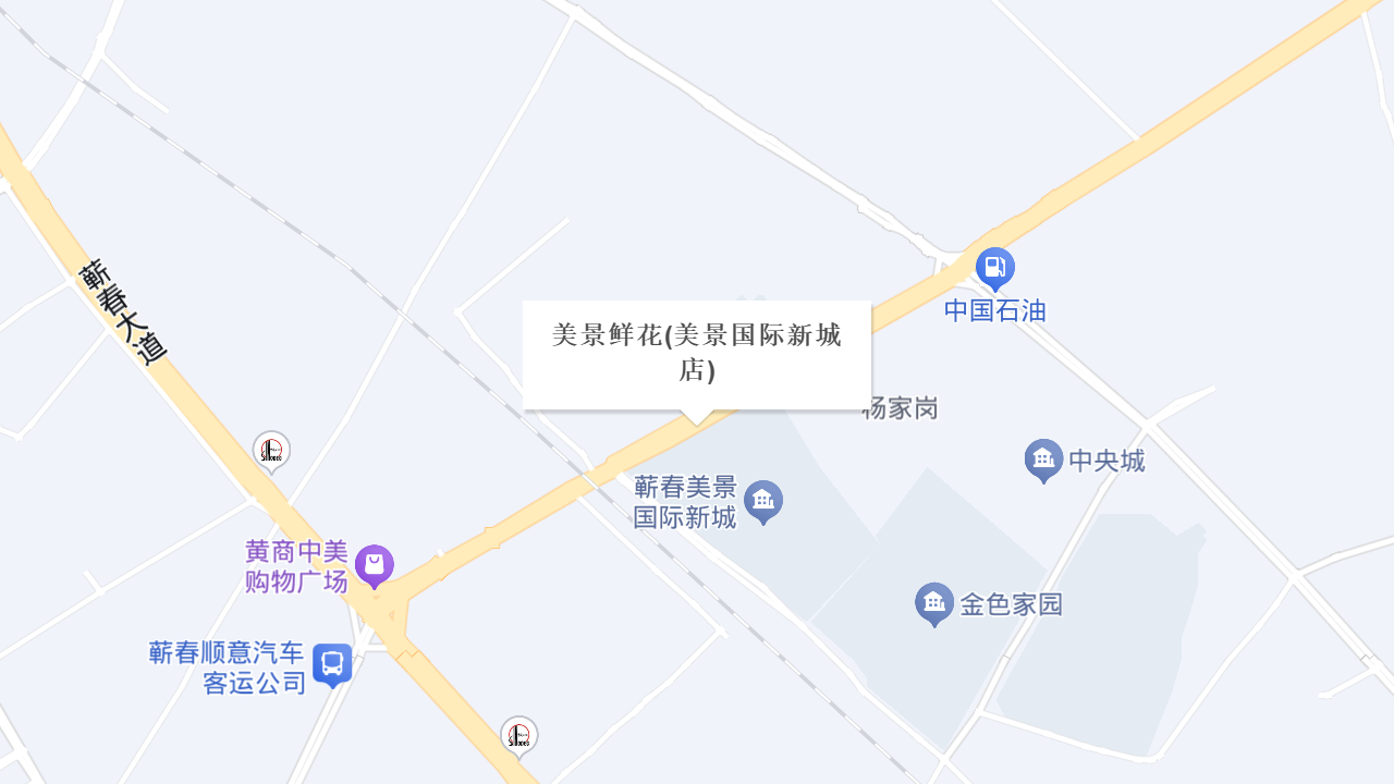 美景鲜花(美景国际新城店)地址