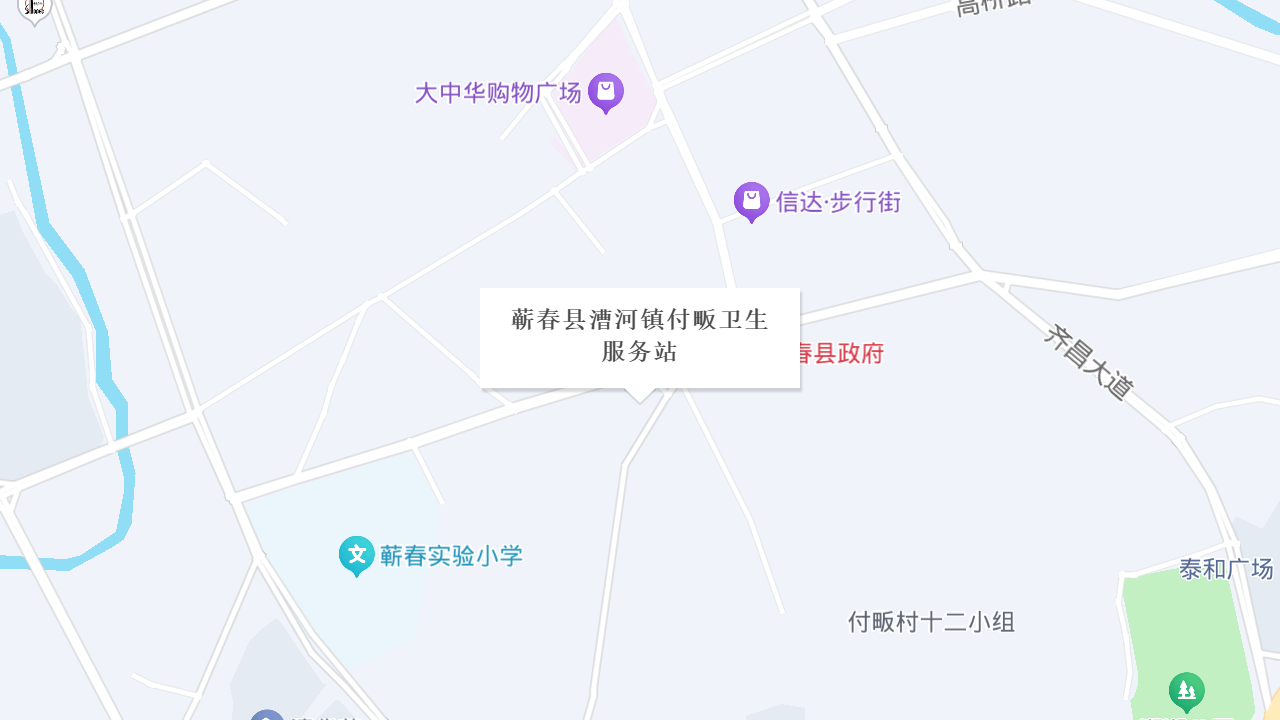 蕲春县漕河镇付畈卫生服务站地址