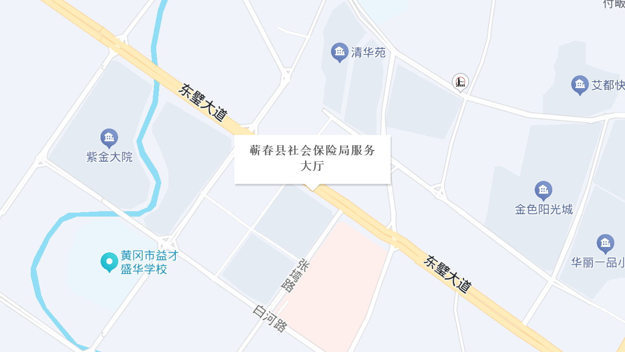 蕲春县社会保险局服务大厅地址