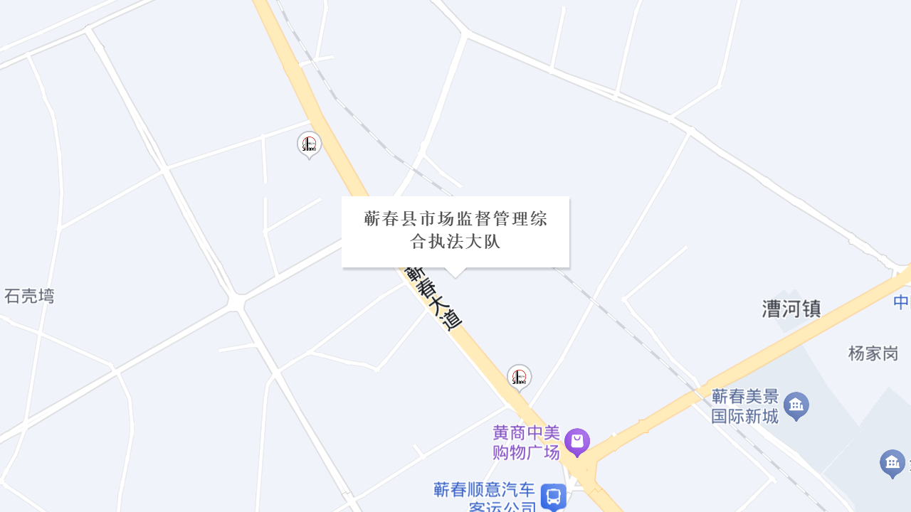 蕲春县市场监督管理综合执法大队地址