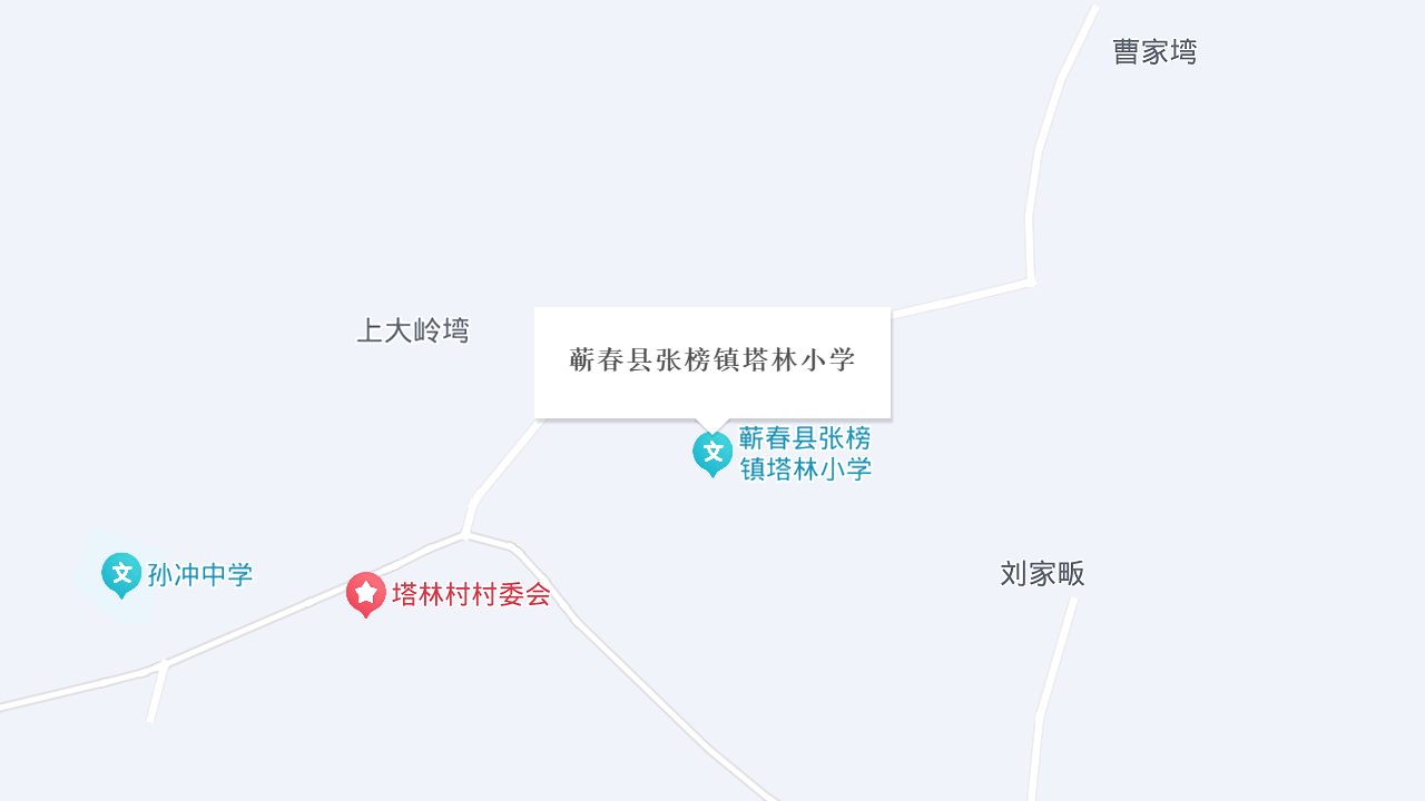 蕲春县张塝镇塔林小学地址