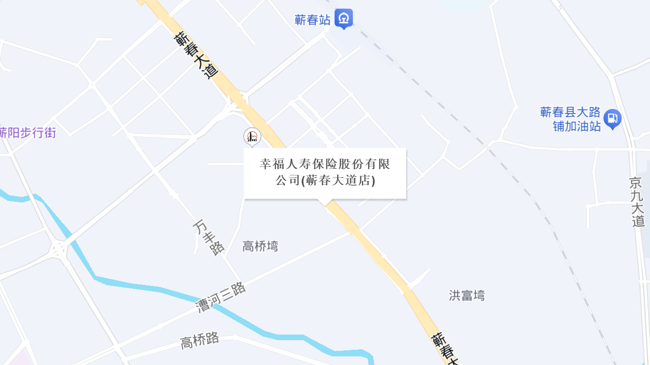 幸福人寿保险股份有限公司(蕲春大道店)地址