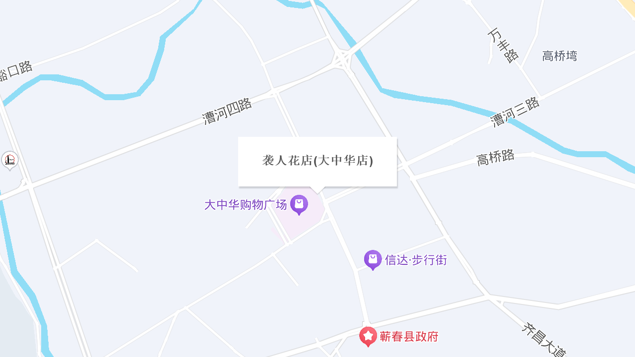 袭人花店(大中华店)地址