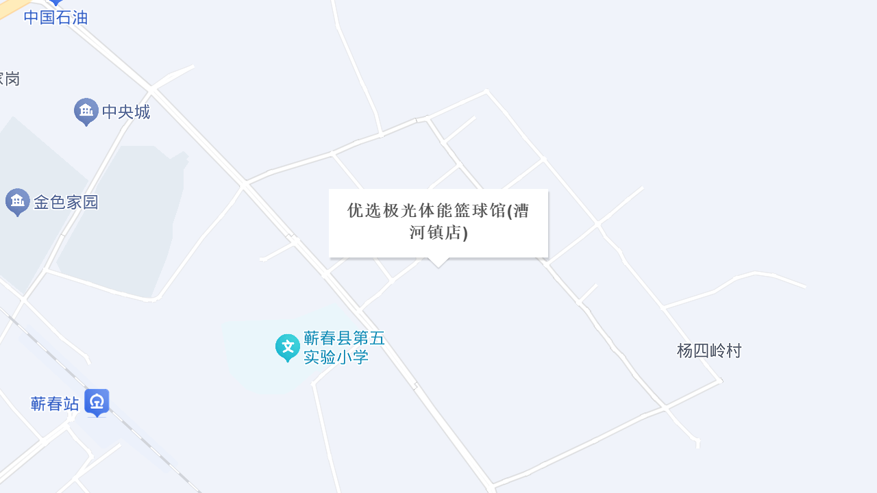 优选极光体能篮球馆(漕河镇店)地址