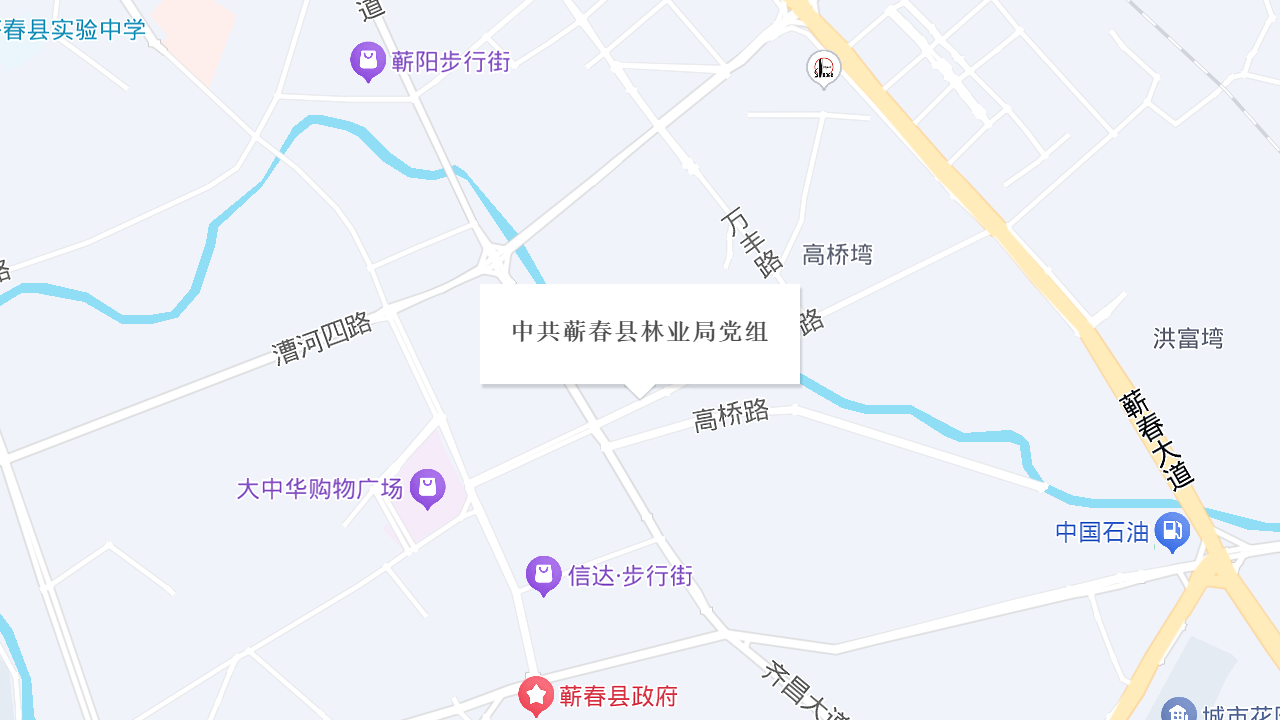 中共蕲春县林业局党组地址